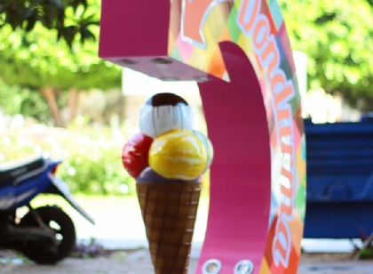 Maket stand dondurma