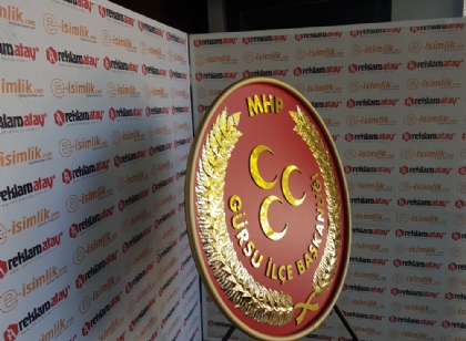 Mhp Metal Çelenk Gürsu İlçe Başkanlığı