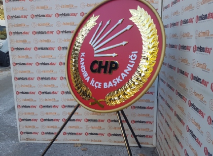 CHP Metal Çelenk Kandıra İlçe Başkanlığı