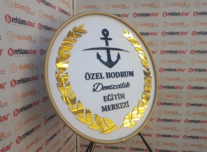 Özel Bodrum Denizcilik Eğitim Merkezi Metal Çelenk