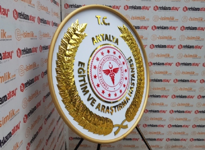 Antalya Eğitim Ve Araştırma Hastanesi Metal Çelenk