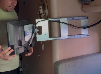 karavan döner tv bağlantı