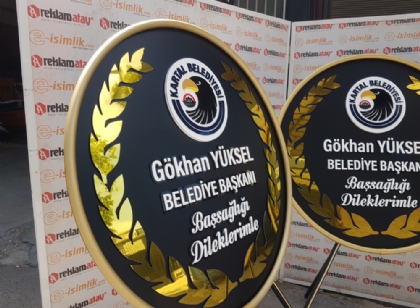 kartal belediye başkanı çelenk