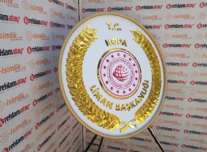 Hopa Liman Başkanlığı Metal Çelenk