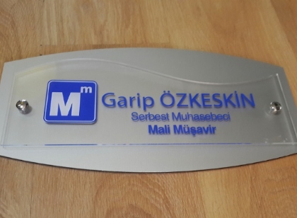 mali müşavir ofis giriş tabelası 