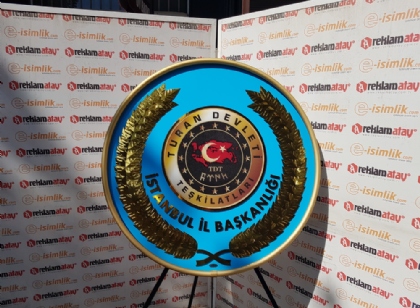 Turan Devleti Teşkilatları Metal Çelenk