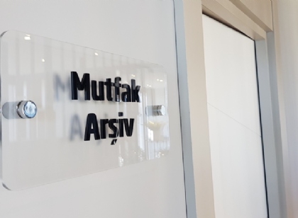 Mutafak arşiv tabelası