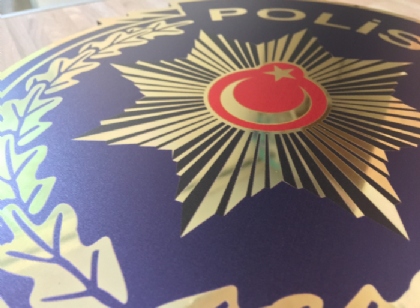 Polis logosu uv baskı