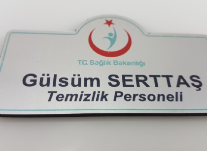 sağlık bakanlığı personel yaka isimliği