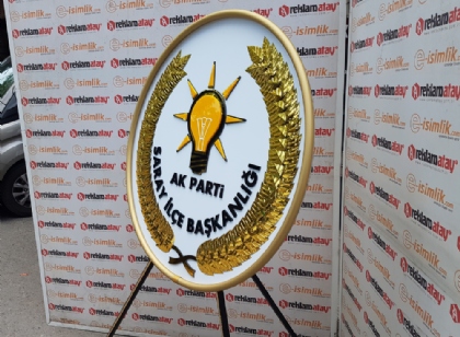siyasi parti çelenkleri metal çelenkler,
