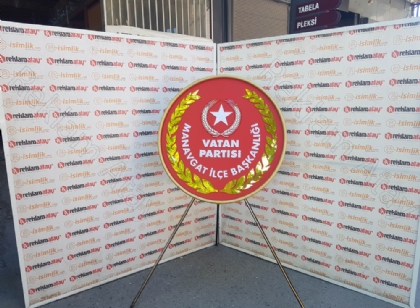 siyasi parti çelenkleri tören çelengi